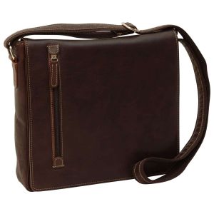 Lightweight Messenger Bag - Dark Brown