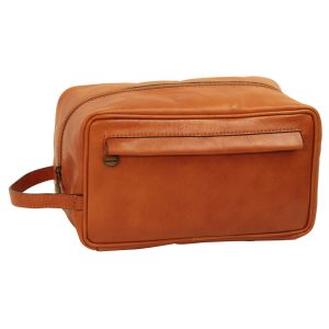 Full-grain calfskin leather beauty case coloniale- 078989CO