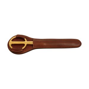 Leather scissors holder