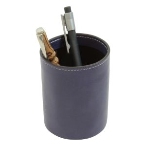 Leather pen cup