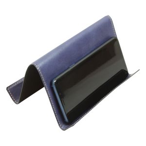 Leather ipad and iphone stand