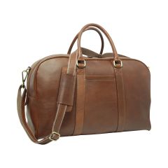 Soft Calfskin Leather Travel Bag – chestnut