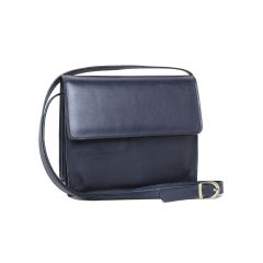  Calfskin shoulder bag-Blue