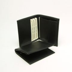 Leather wallet - black