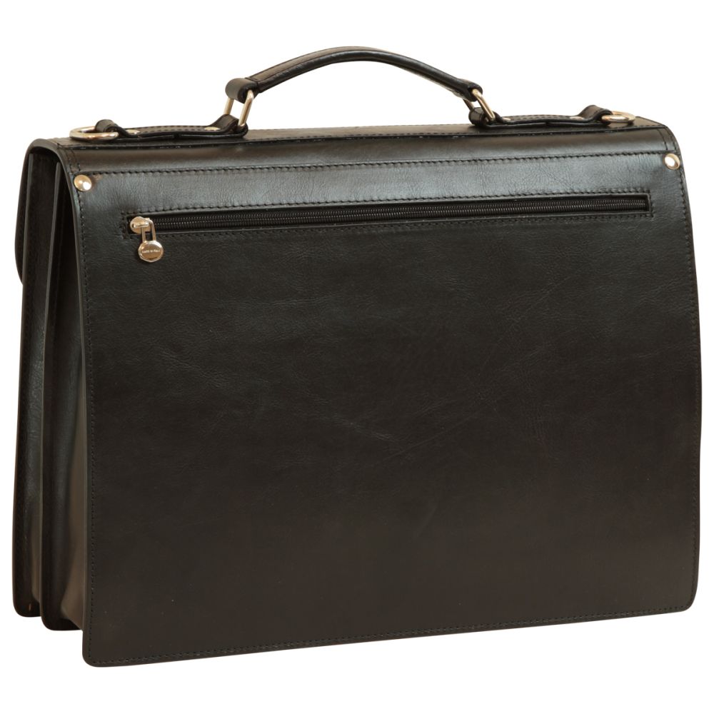 Mens briefcase with shoulder strap best sale