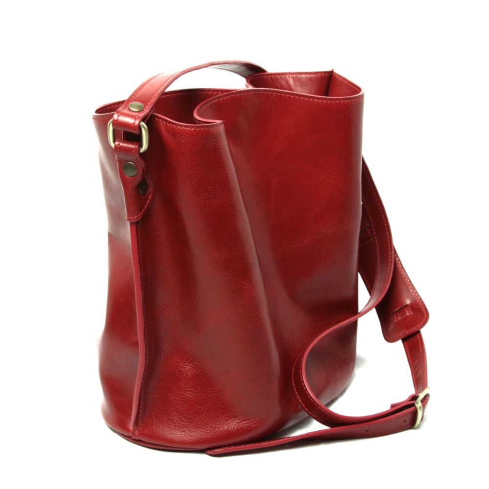 Full grain leather shoulder bag best sale