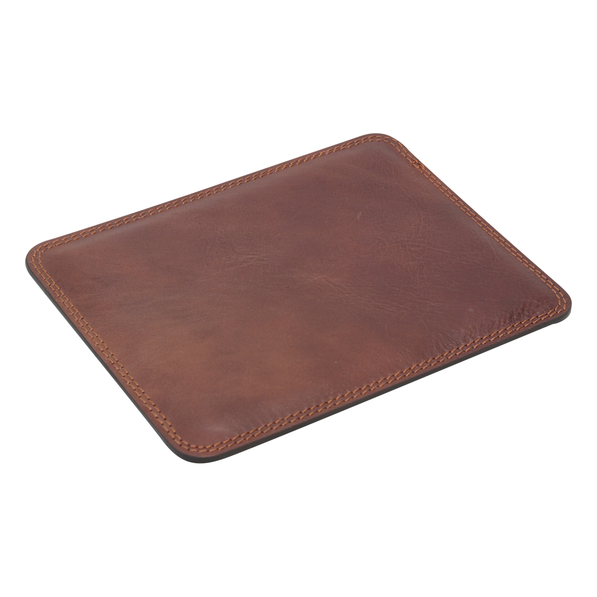 Leather mouse pad - brown | 761089MA UK | Old Angler Firenze