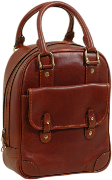 Tuscan Soul Deluxe Leather Shoe Bag- Brown | 303905MA US | Old Angler Firenze