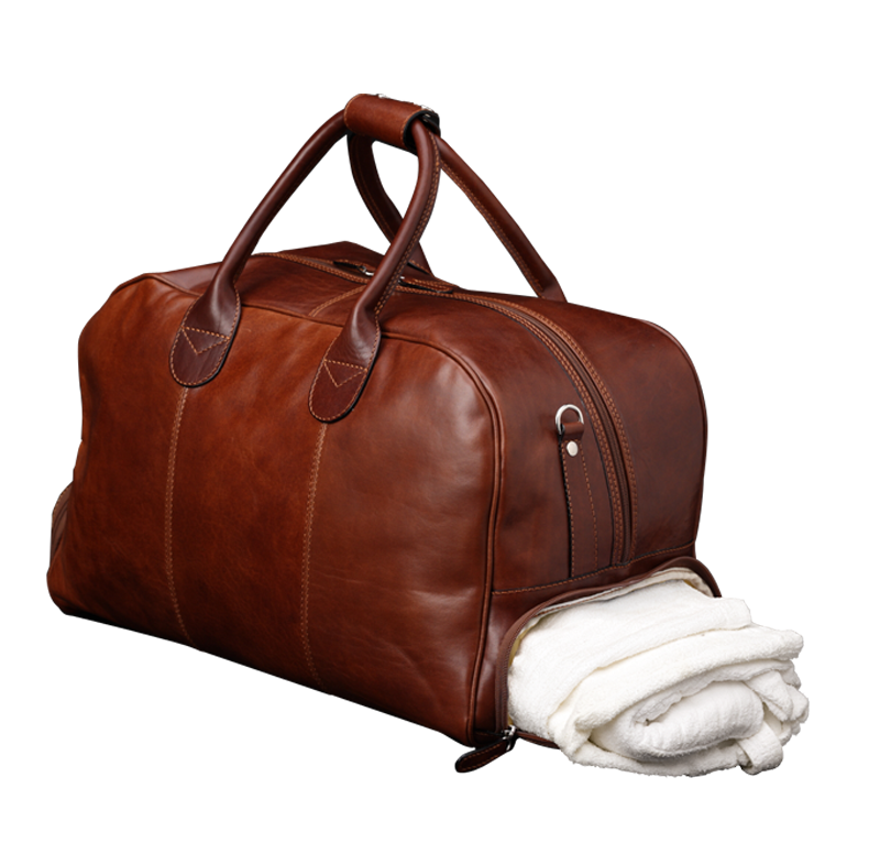 All-In-One Golf leather bag - Brown | 403905MA | EURO | Old Angler Firenze