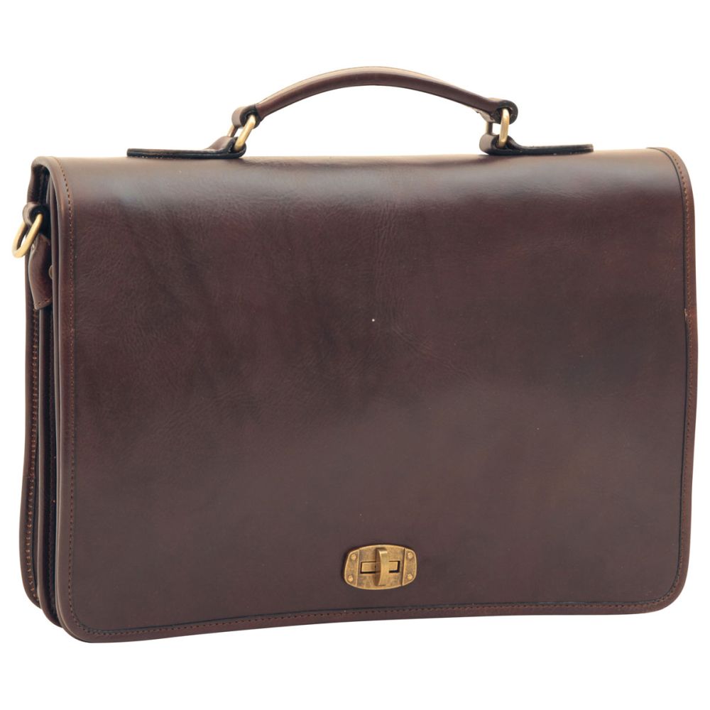 cowhide briefcase